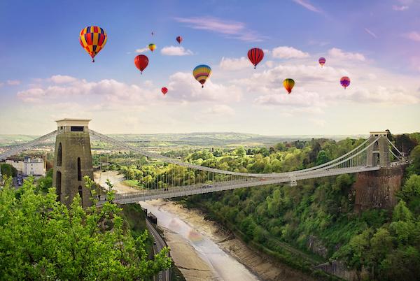Bristol Balloon Festival over Clifton Bridge Bristol Balloon Festival over Clifton Bridge